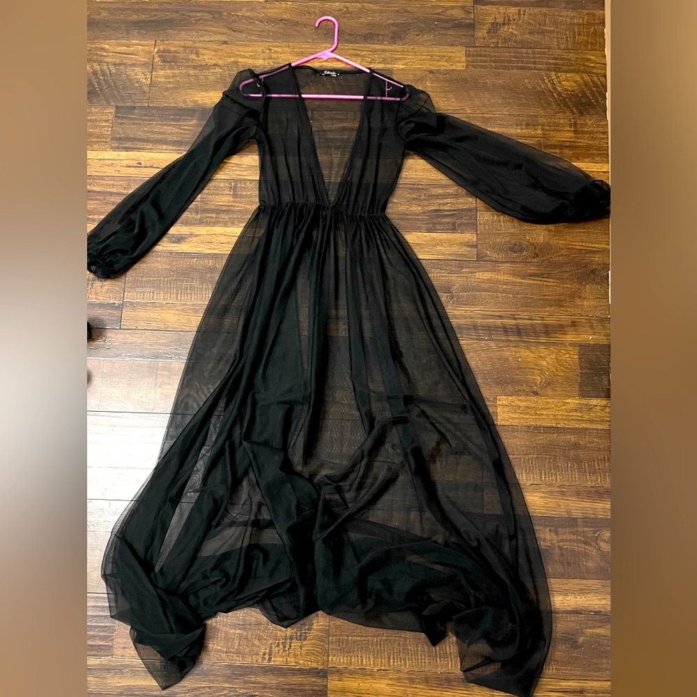 Sheer Maxi Dress